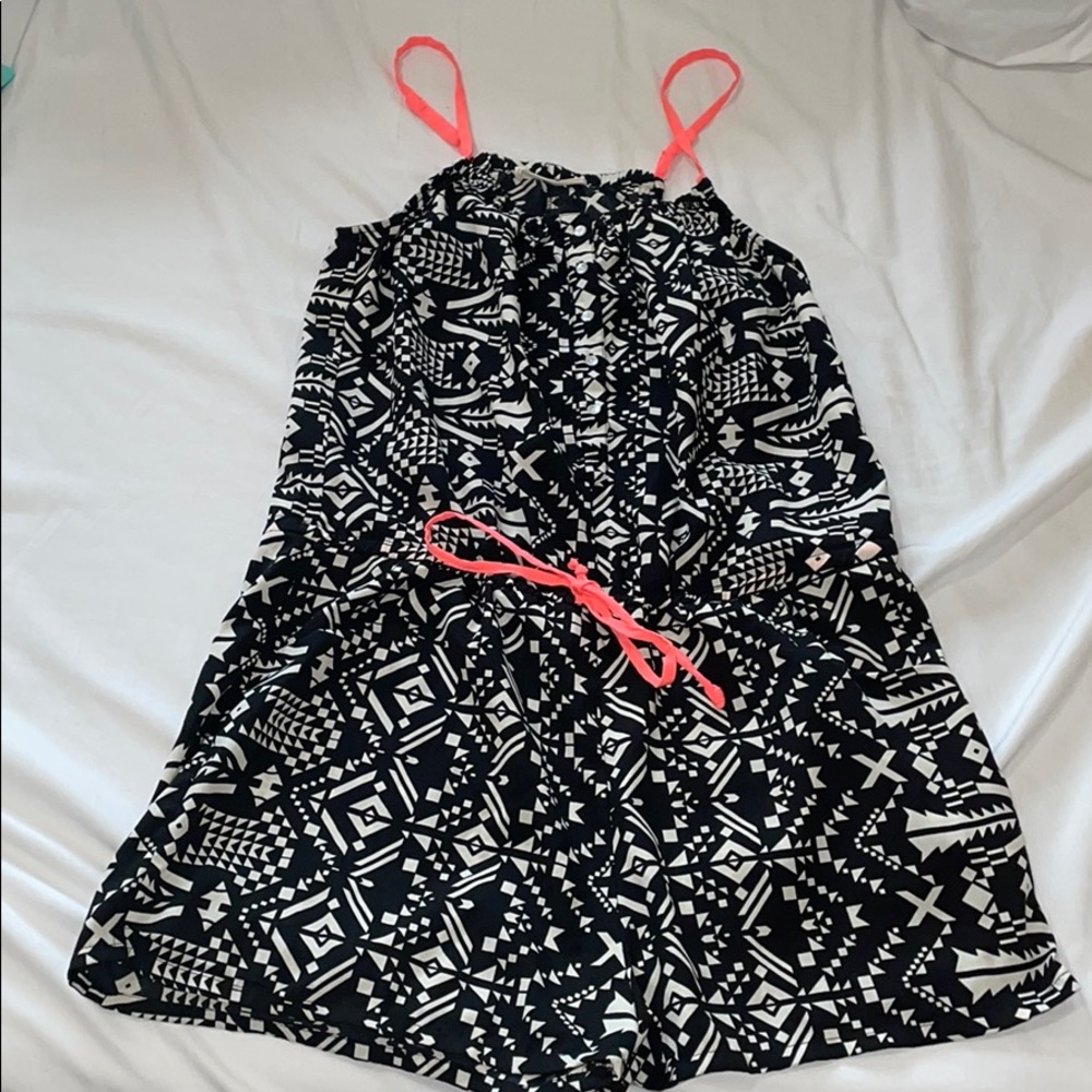 Retro Pattern Romper